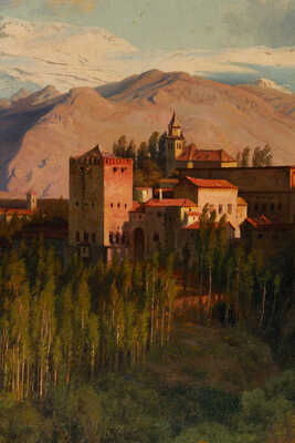 Ширмер Иоганн Вильгельм. Горный пейзаж